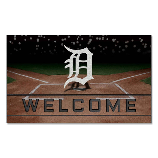 Detroit Tigers Rubber Door Mat - 18in. x 30in. - Detroit Tigers