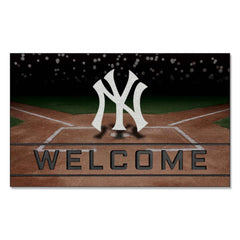 New York Yankees Rubber Door Mat - 18in. x 30in. - New York Yankees