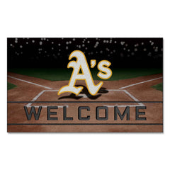 Oakland Athletics Rubber Door Mat - 18in. x 30in. - Oakland Athletics