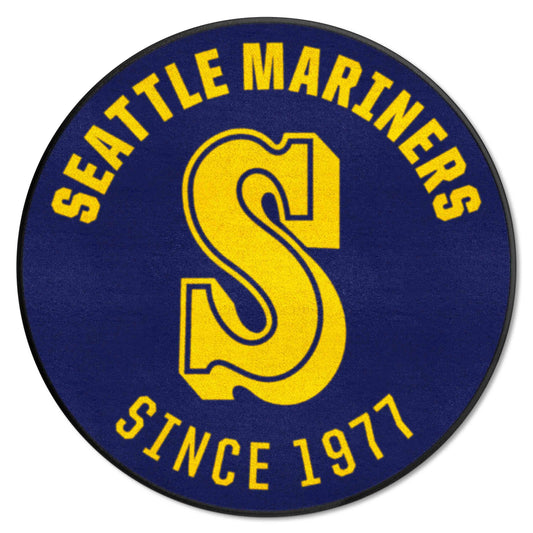 Seattle Mariners Roundel Rug - 27in. Diameter