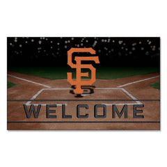 San Francisco Giants Rubber Door Mat - 18in. x 30in.