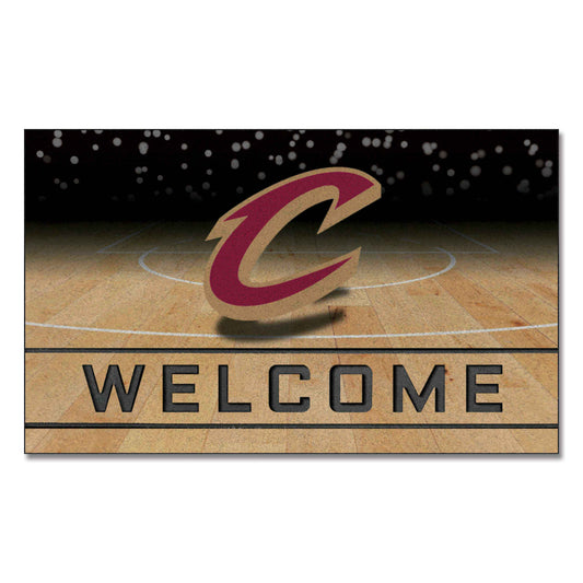 Cleveland Cavaliers Rubber Door Mat - 18in. x 30in. - Cleveland Cavaliers