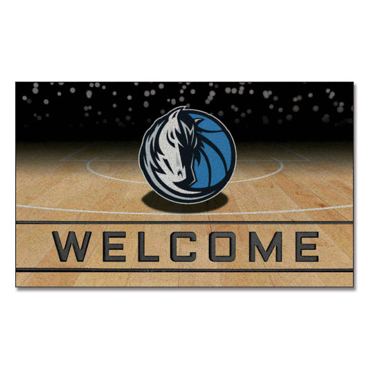 Dallas Mavericks Rubber Door Mat - 18in. x 30in. - Dallas Mavericks