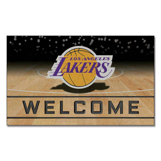 Los Angeles Lakers Rubber Door Mat - 18in. x 30in.