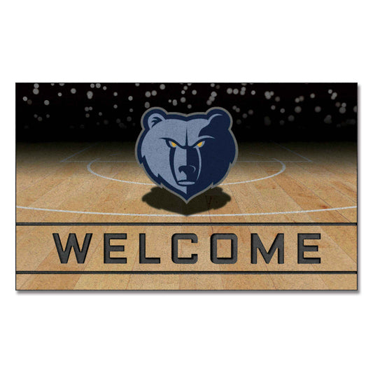 Memphis Grizzlies Rubber Door Mat - 18in. x 30in.