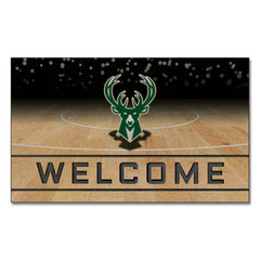 Milwaukee Bucks Rubber Door Mat - 18in. x 30in.