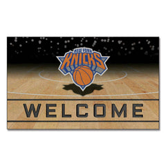 New York Knicks Crumb Rubber Door Mat - 18in. x 30in. - New York Knicks