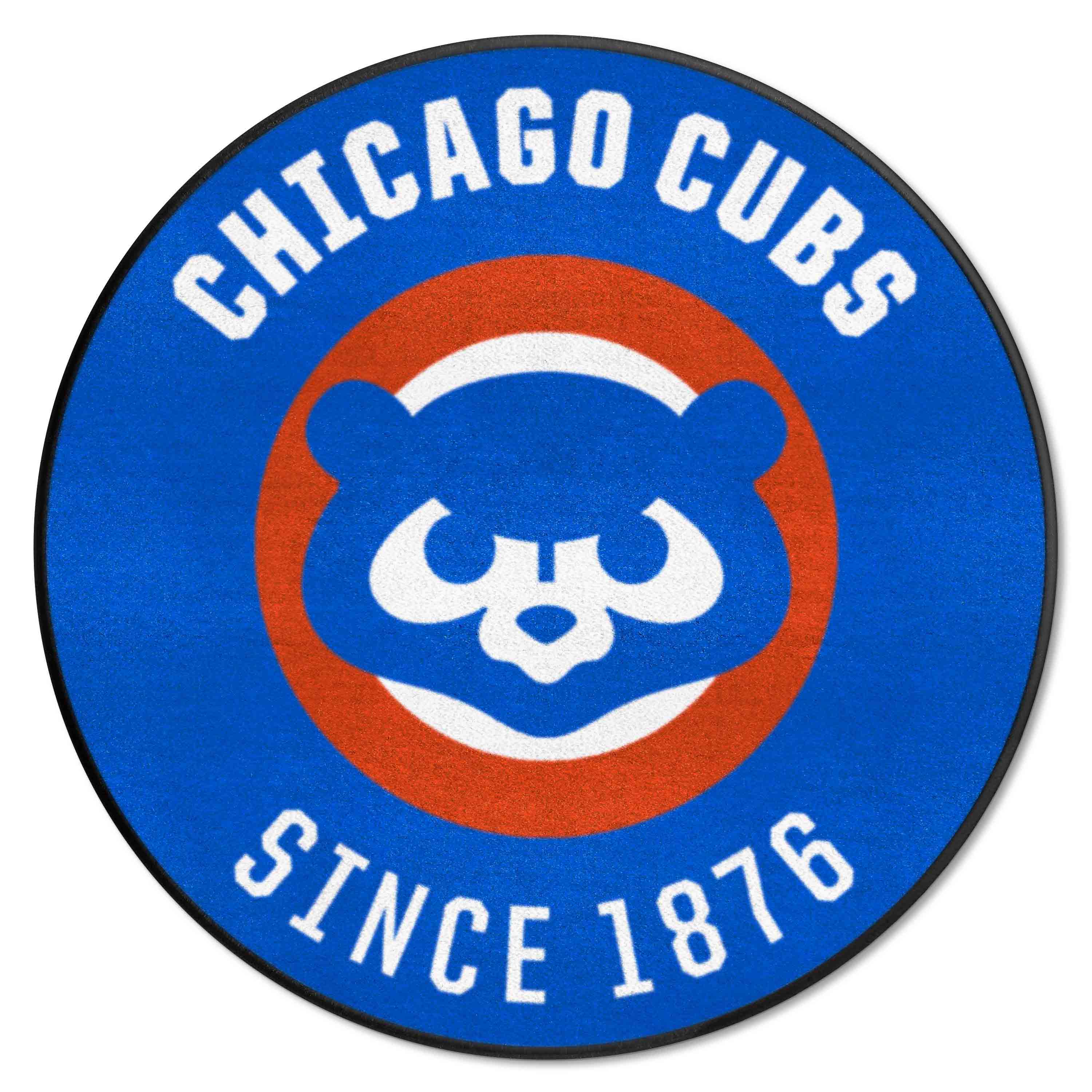 Chicago Cubs Roundel Rug - 27in. Diameter1990 - Chicago Cubs