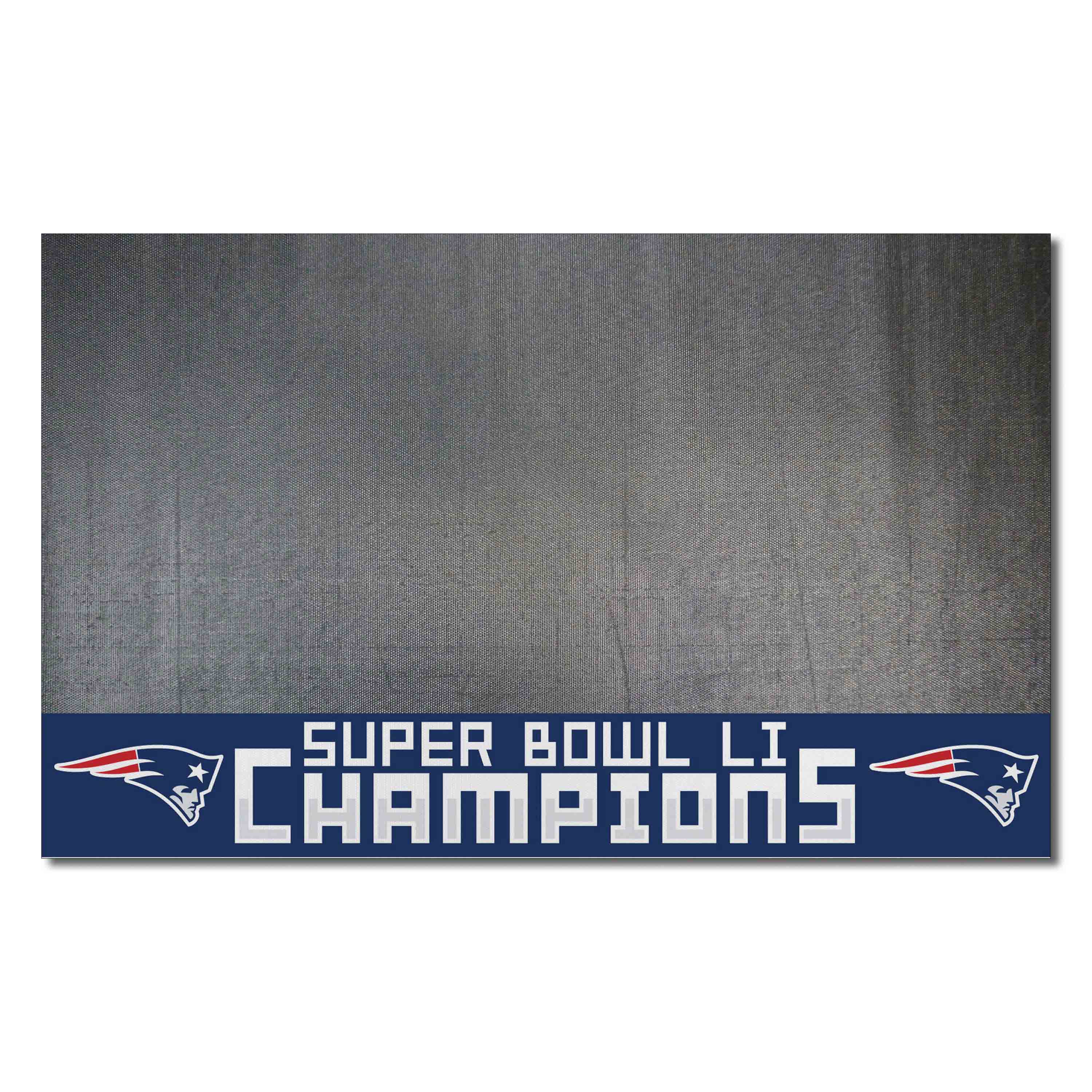 New England Patriots Vinyl Grill Mat - 26in. x 42in., 2017 Super Bowl LI Champions