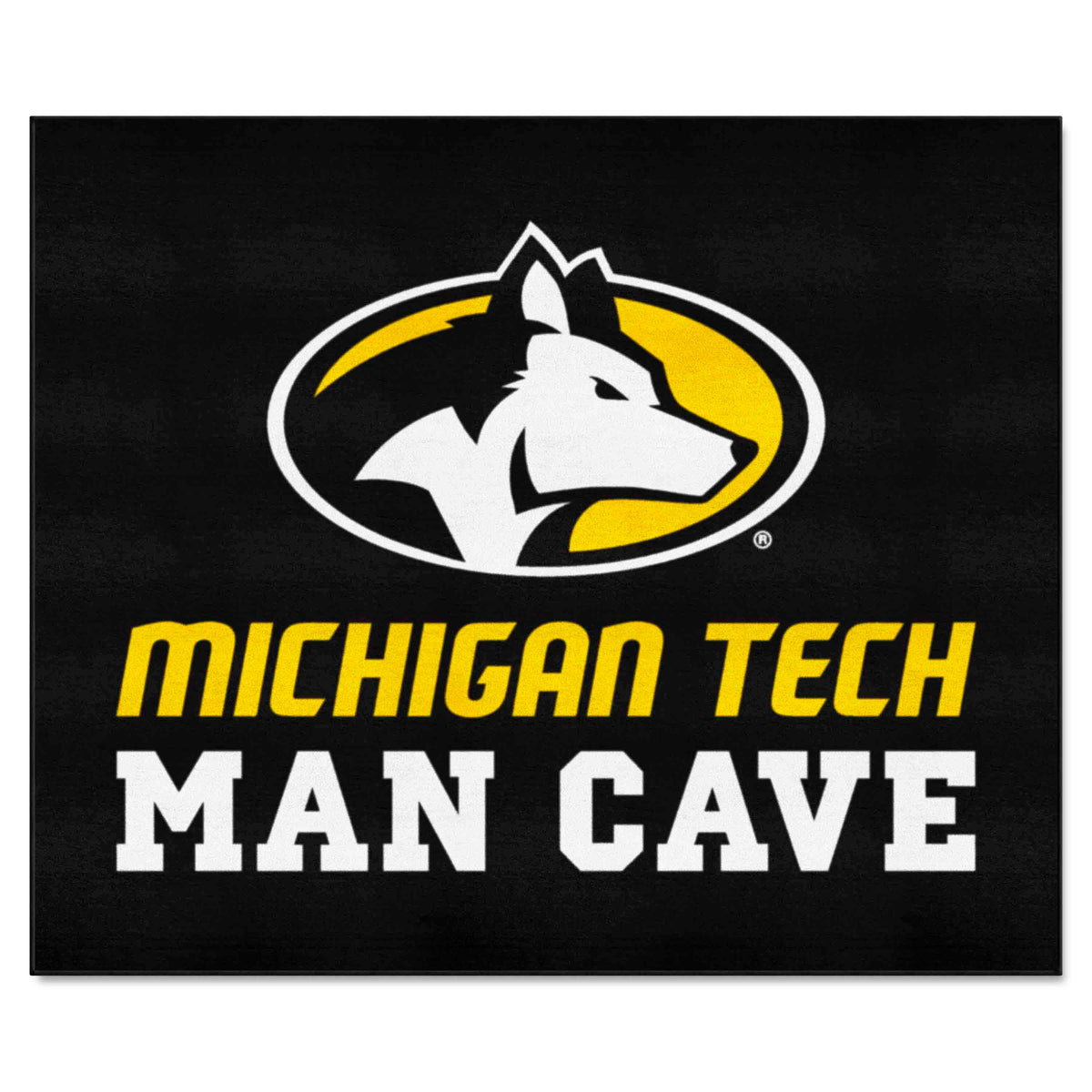 Michigan Tech Huskies Man Cave Tailgater Rug - 5ft. x 6ft.