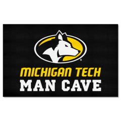 Michigan Tech Huskies Man Cave Ulti-Mat Rug - 5ft. x 8ft.