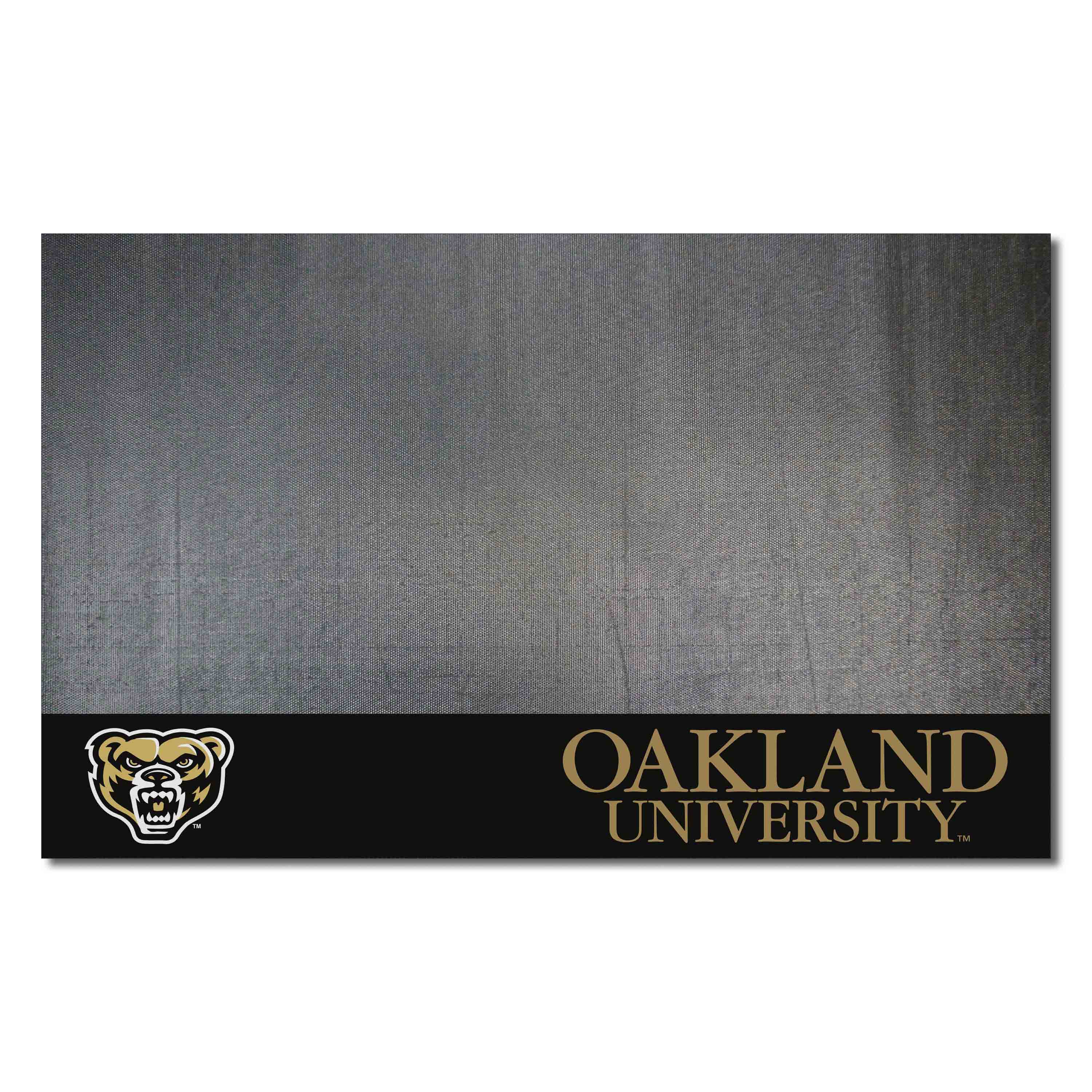 Oakland Golden Grizzlies Vinyl Grill Mat - 26in. x 42in.