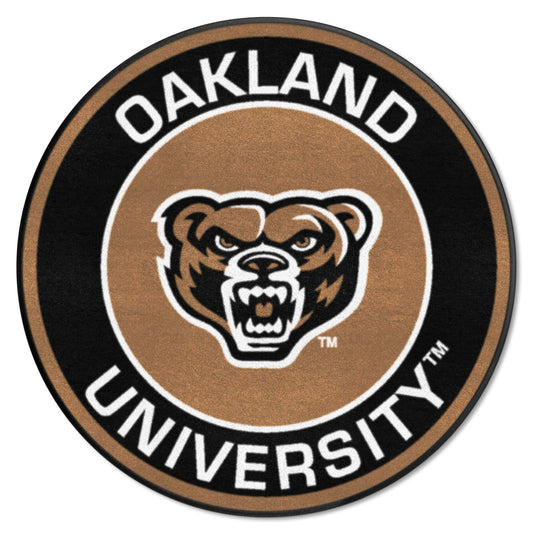 Oakland Golden Grizzlies Roundel Rug - 27in. Diameter