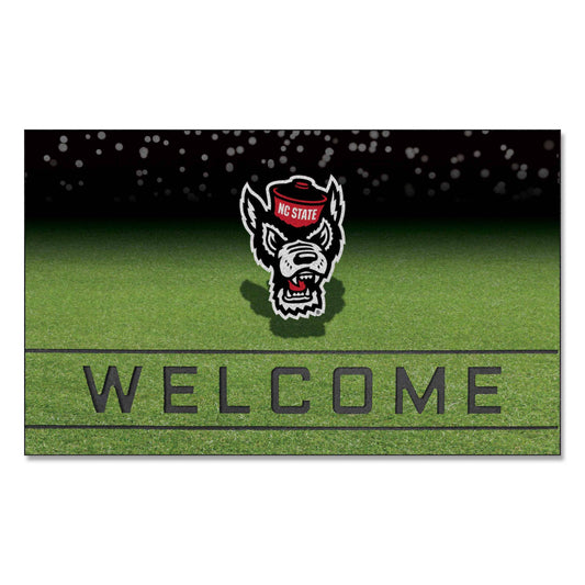 NC State Wolfpack Rubber Door Mat - 18in. x 30in. - NC State