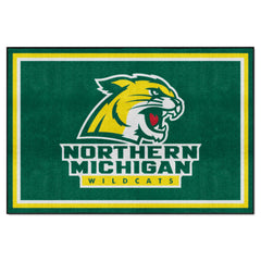 Northern Michigan Wildcats 5ft. x 8 ft. Plush Area Rug