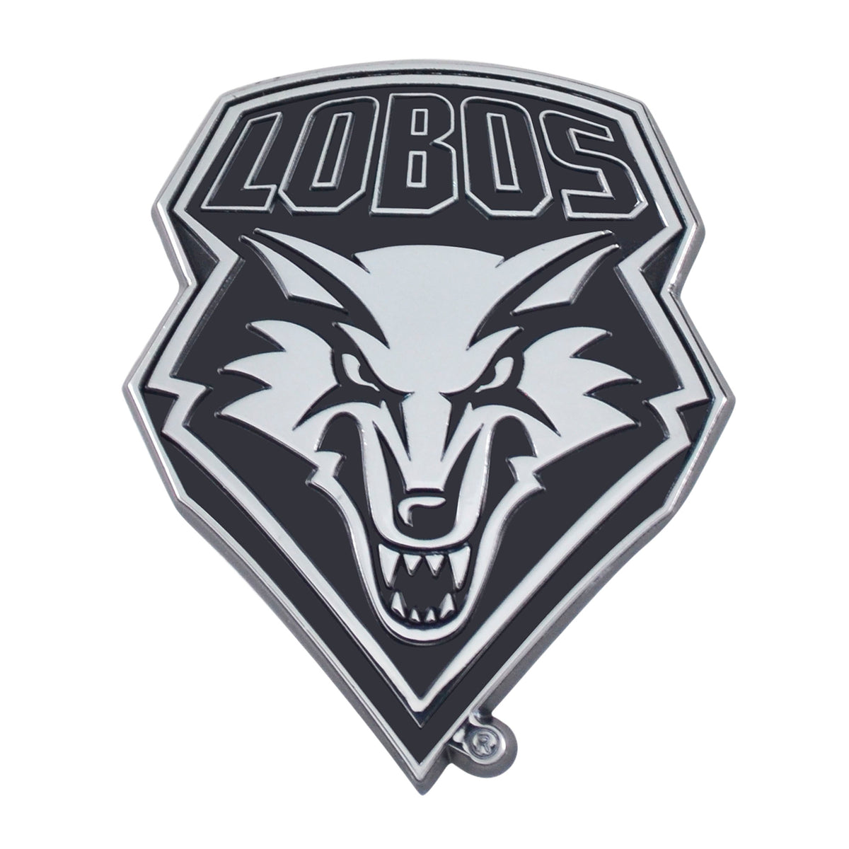 New Mexico Lobos 3D Chrome Metal Emblem