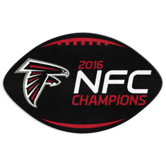 Atlanta Falcons 2016 NFC Champions Football Rug - 20.5in. x 32.5in. - Atlanta Falcons