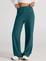 High Waist Wide Leg Pants - Trendsi