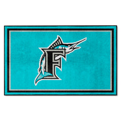 Florida Marlins 4ft. x 6ft. Plush Area Rug