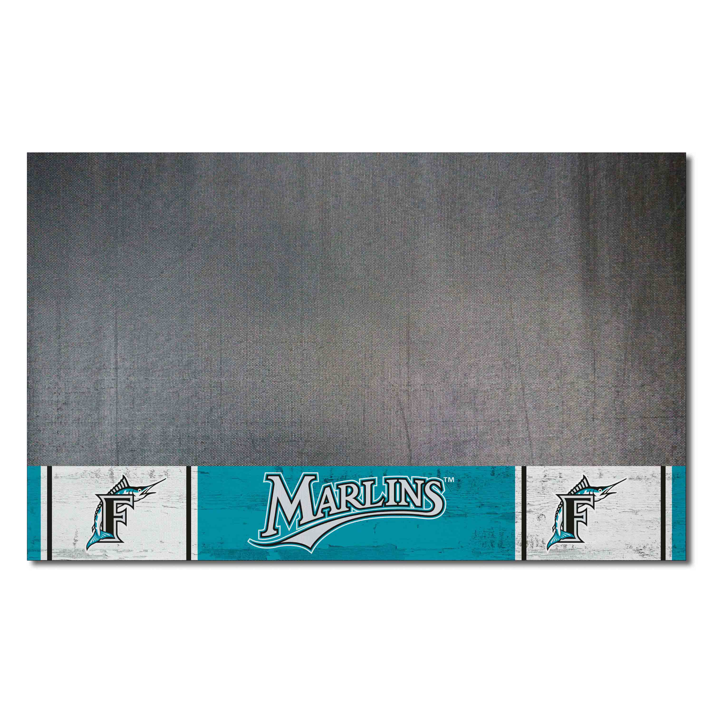 Florida Marlins Vinyl Grill Mat - 26in. x 42in.