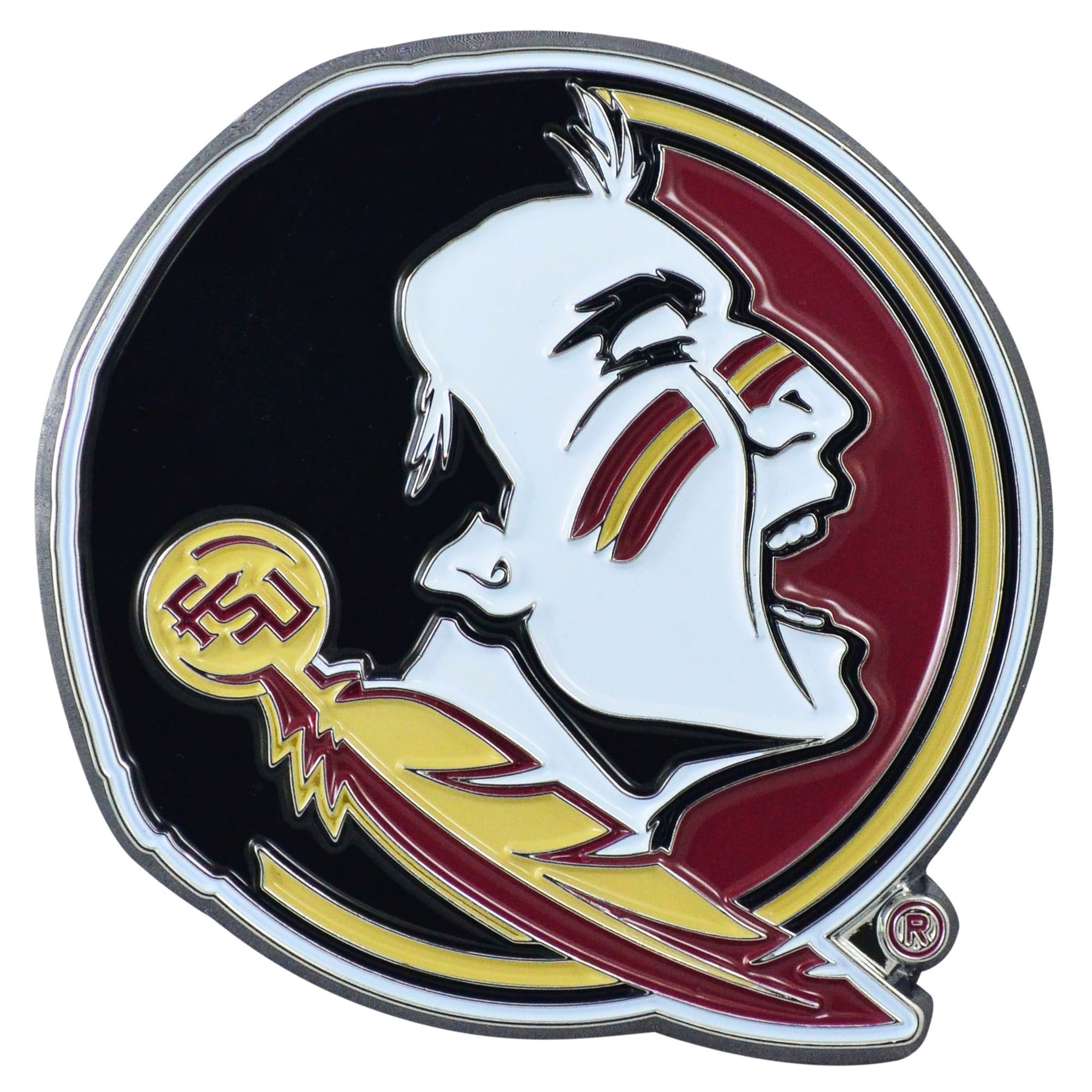 Florida State Seminoles 3D Color Metal Emblem