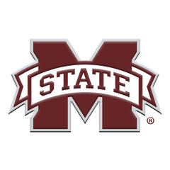 Mississippi State Bulldogs 3D Color Metal Emblem - Mississippi State