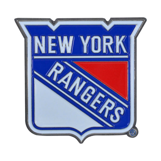 New York Rangers 3D Color Metal Emblem