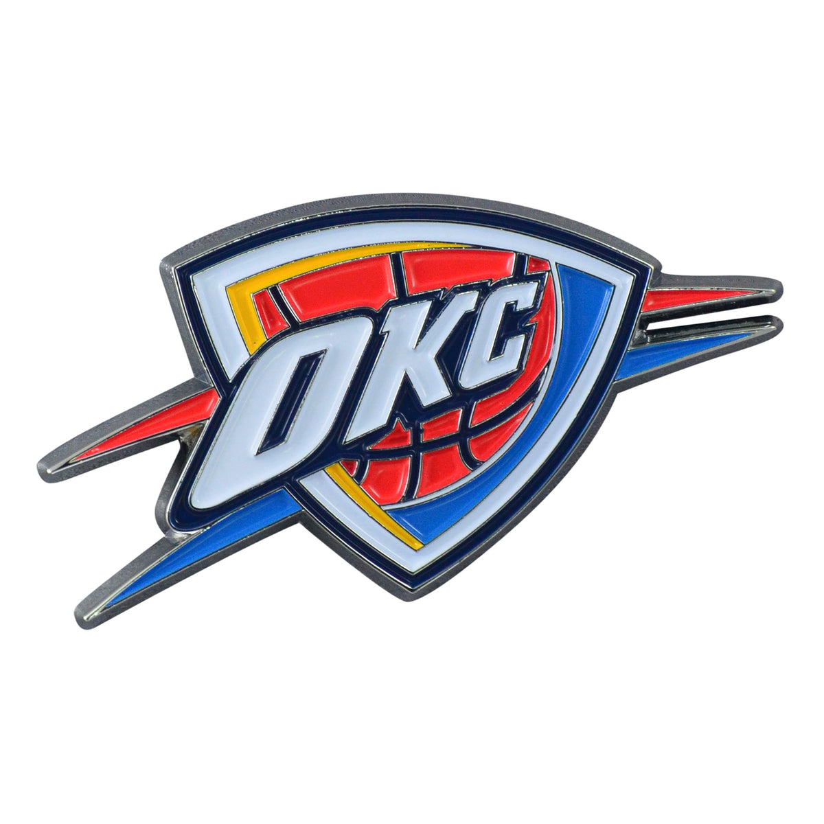 Oklahoma City Thunder 3D Color Metal Emblem