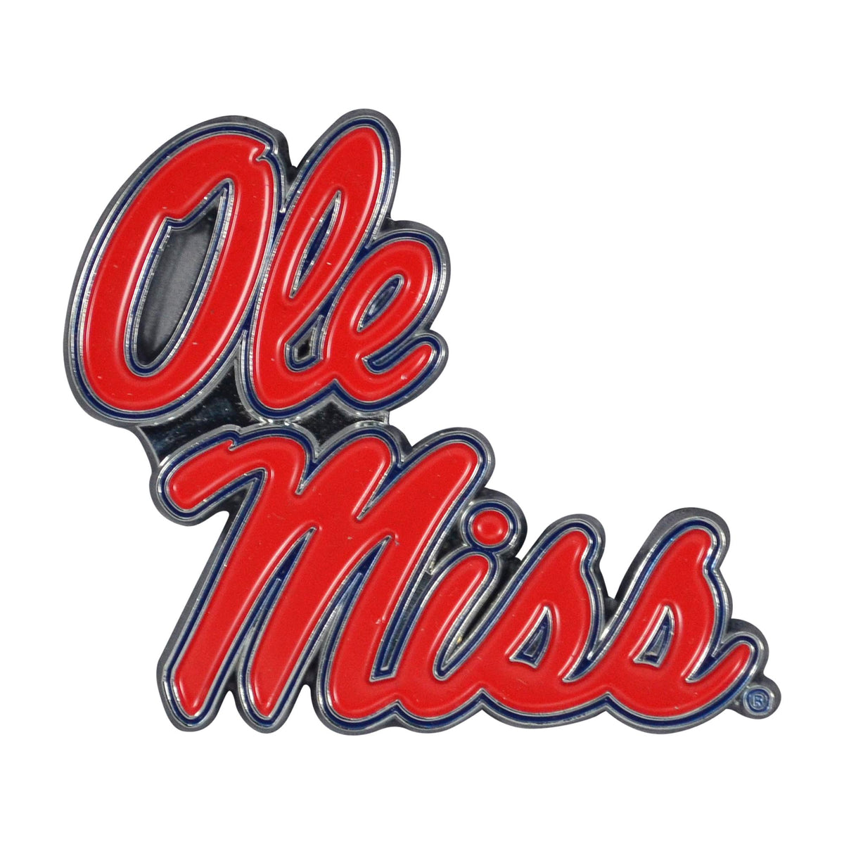 Ole Miss Rebels 3D Color Metal Emblem