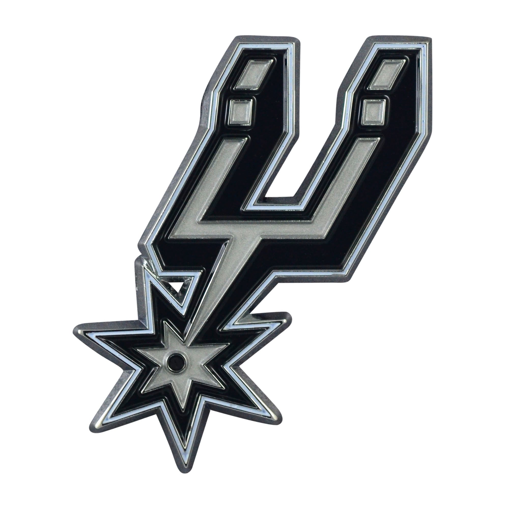 San Antonio Spurs 3D Color Metal Emblem