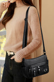 PU Leather Adjustable Strap Shoulder Bag - Flyclothing LLC