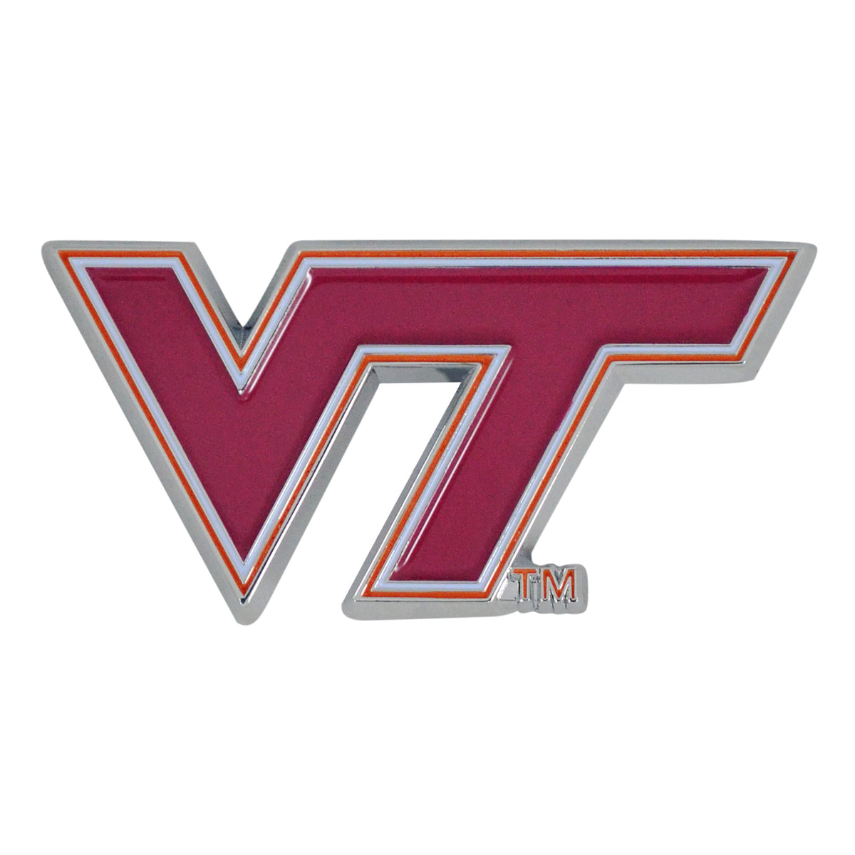 Virginia Tech Hokies 3D Color Metal Emblem