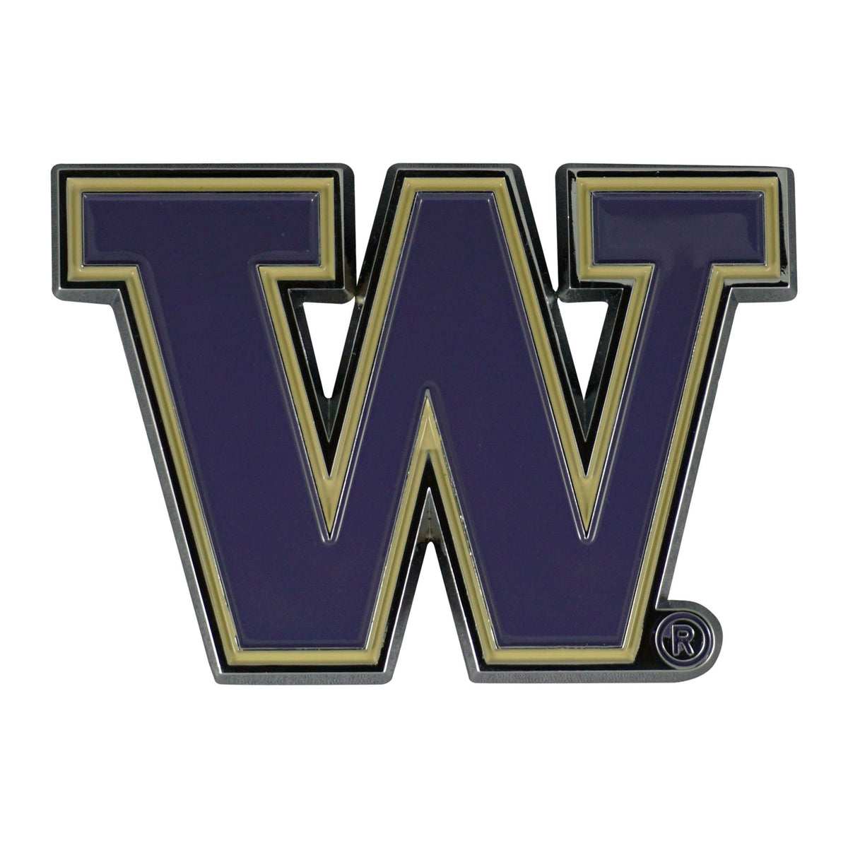 Washington Huskies 3D Color Metal Emblem