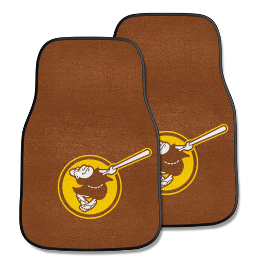 San Diego Padres Front Carpet Car Mat Set - 2 Pieces