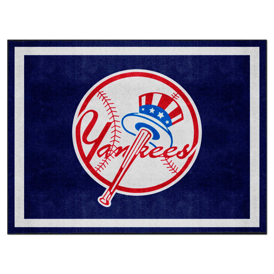 New York Yankees 8ft. x 10 ft. Plush Area Rug