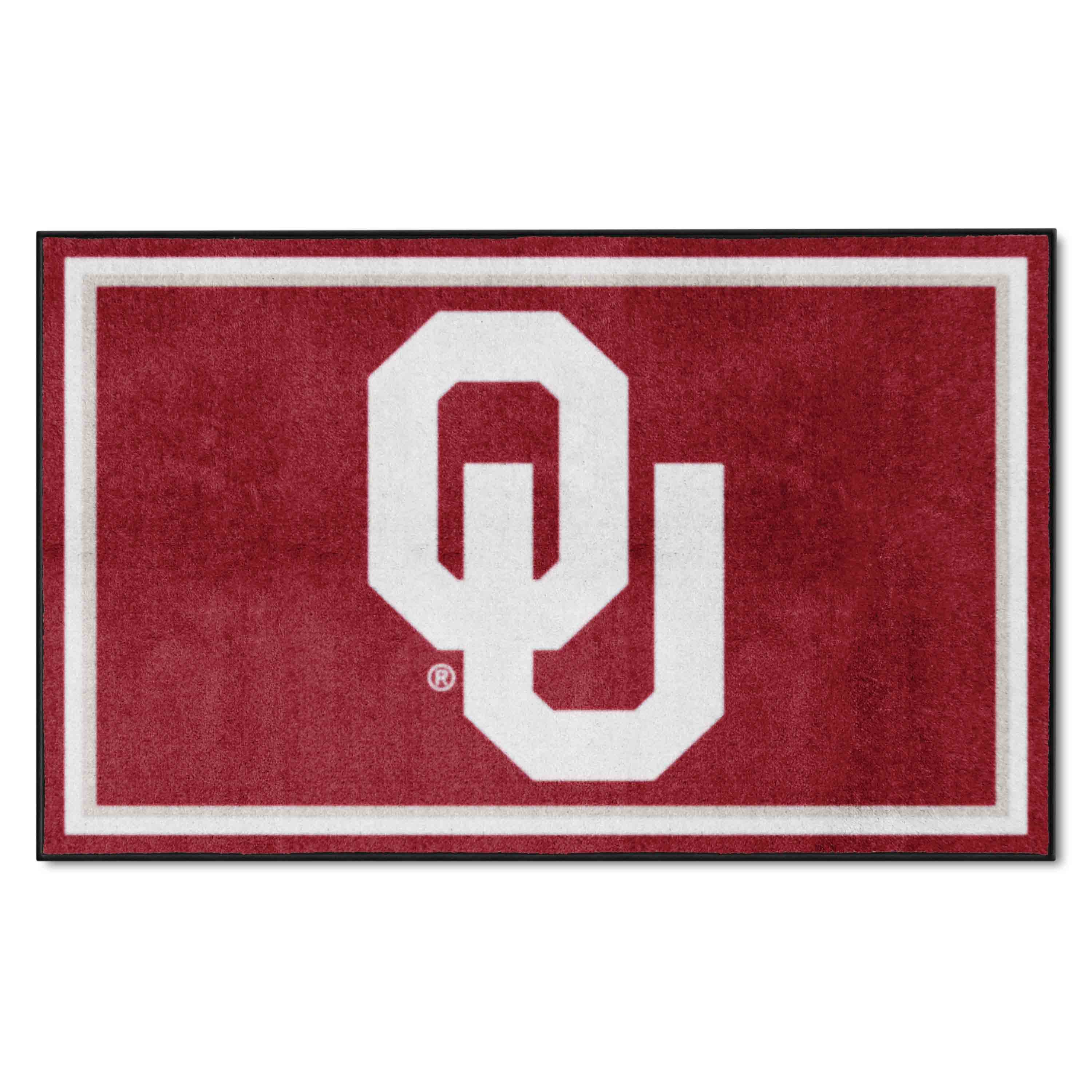 Oklahoma Sooners 4ft. x 6ft. Plush Area Rug