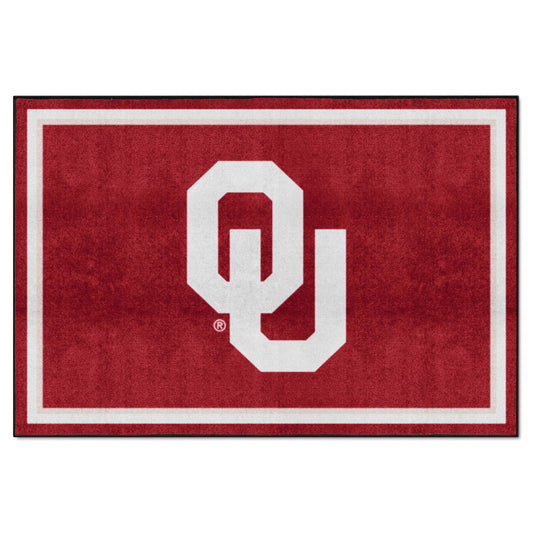 Oklahoma Sooners 5ft. x 8 ft. Plush Area Rug