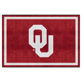 Oklahoma Sooners 5ft. x 8 ft. Plush Area Rug