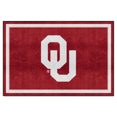 Oklahoma Sooners 5ft. x 8 ft. Plush Area Rug - Oklahoma