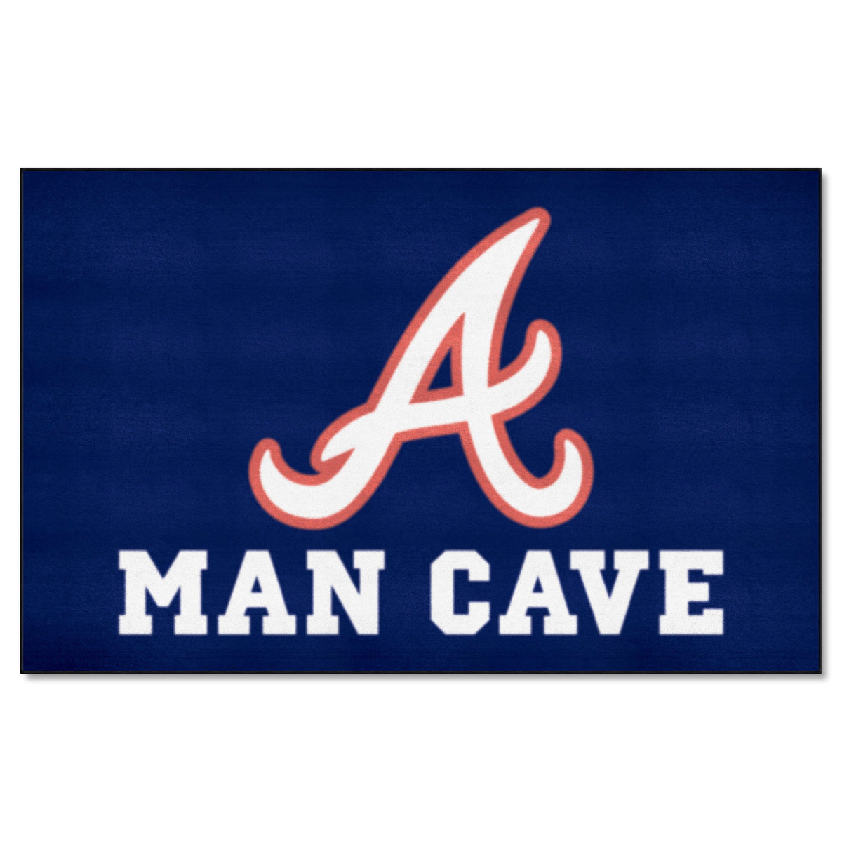 Atlanta Braves Man Cave Ulti-Mat Rug - 5ft. x 8ft. - Atlanta Braves