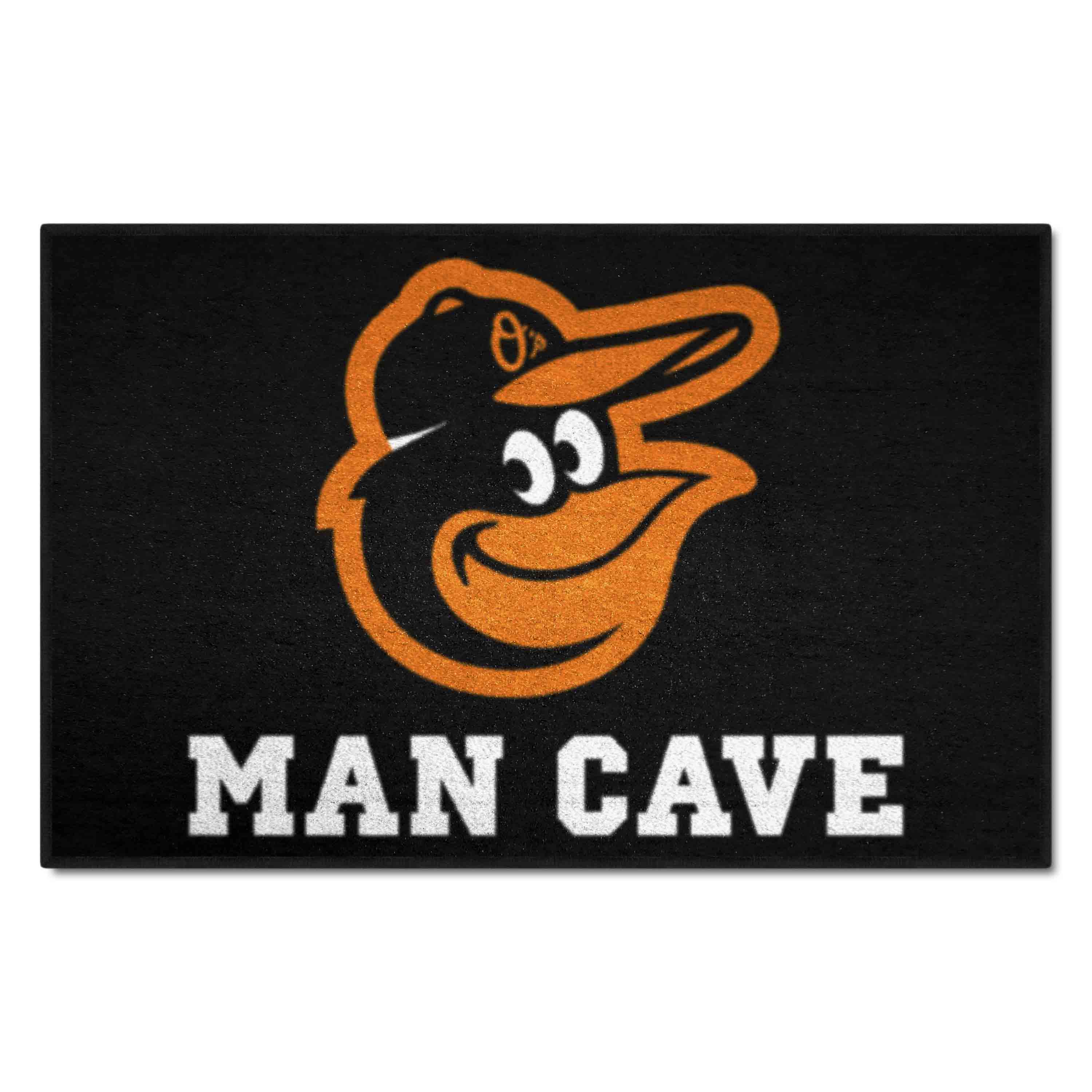 Baltimore Orioles Man Cave Starter Mat Accent Rug - 19in. x 30in. - Baltimore Orioles