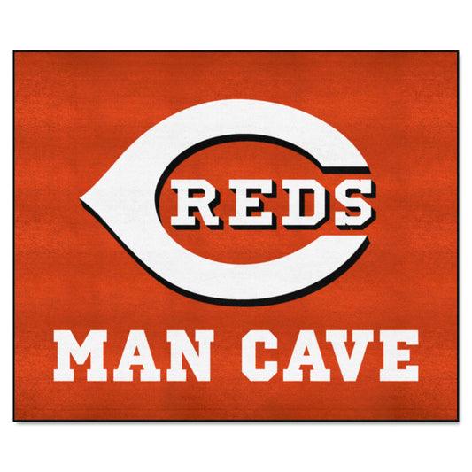 Cincinnati Reds Man Cave Tailgater Rug - 5ft. x 6ft.