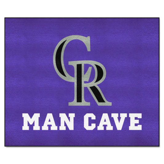 Colorado Rockies Man Cave Tailgater Rug - 5ft. x 6ft. - Colorado Rockies