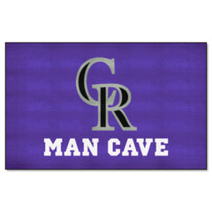 Colorado Rockies Man Cave Ulti-Mat Rug - 5ft. x 8ft. - Colorado Rockies