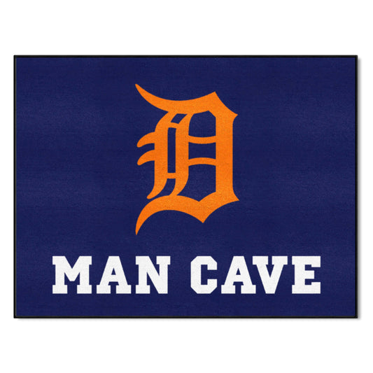 Detroit Tigers Man Cave All-Star Rug - 34 in. x 42.5 in.