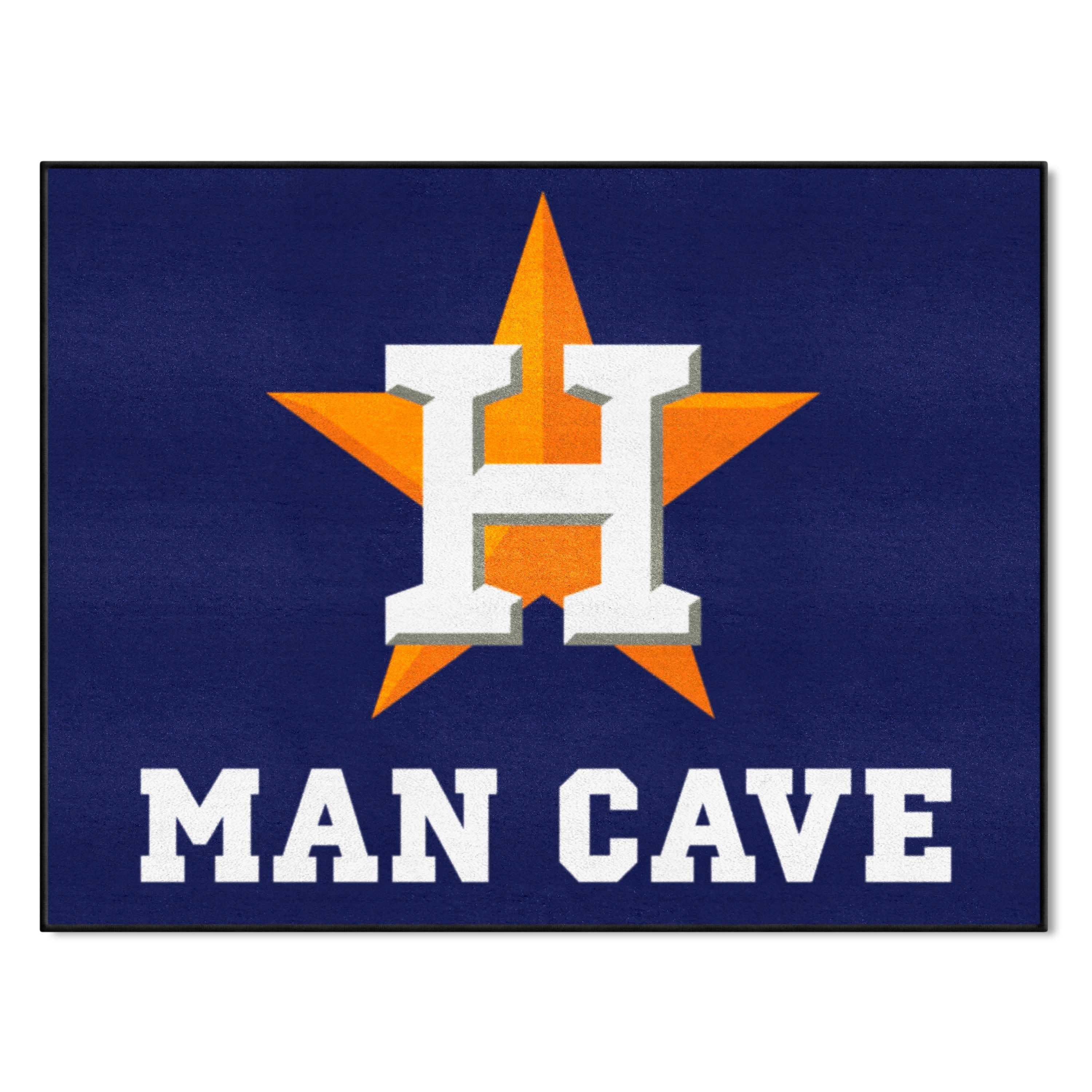 Houston Astros Man Cave All-Star Rug - 34 in. x 42.5 in. - Houston Astros