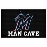 Miami Marlins Man Cave Ulti-Mat Rug - 5ft. x 8ft.