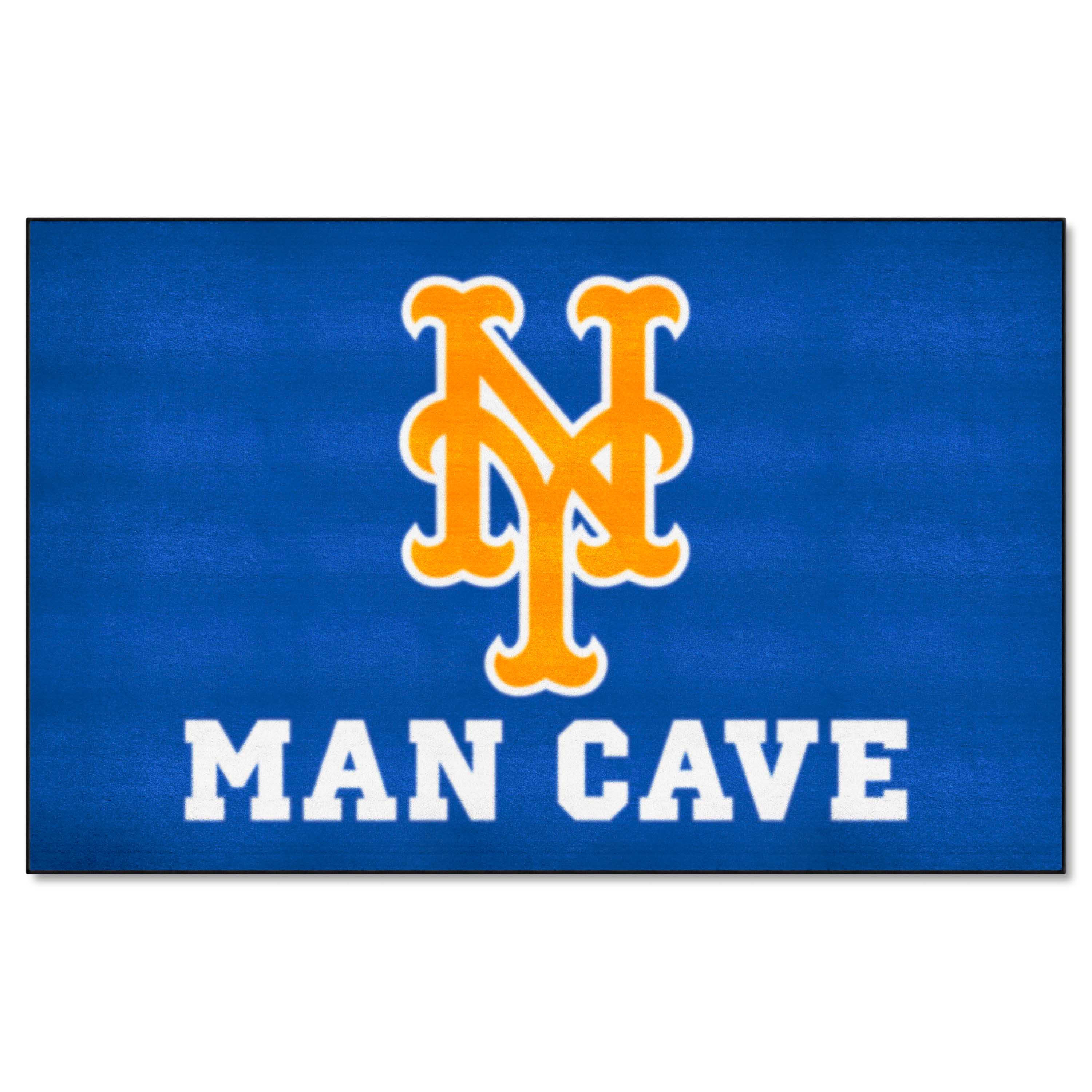 New York Mets Man Cave Ulti-Mat Rug - 5ft. x 8ft. - New York Mets