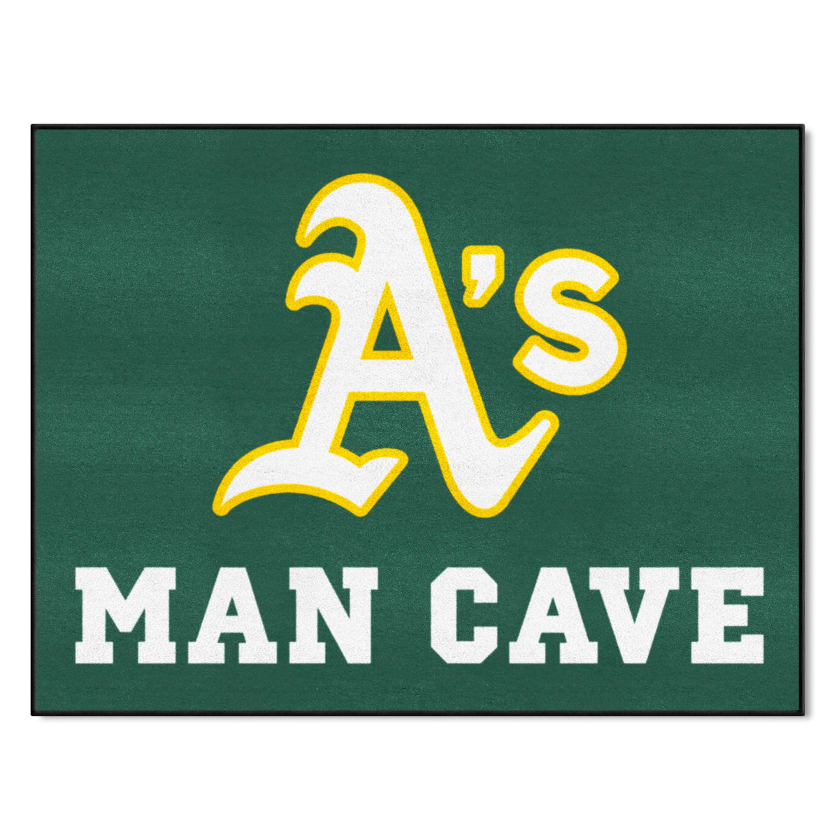 Oakland Athletics Man Cave All-Star Rug - 34 in. x 42.5 in.