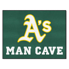 Oakland Athletics Man Cave All-Star Rug - 34 in. x 42.5 in. - Oakland Athletics